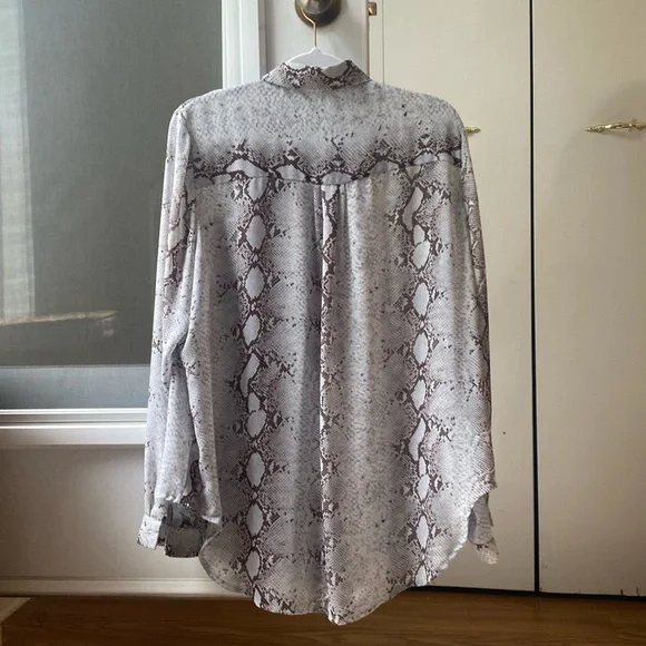 Chiffon Python Blouse - Picture 2 of 10